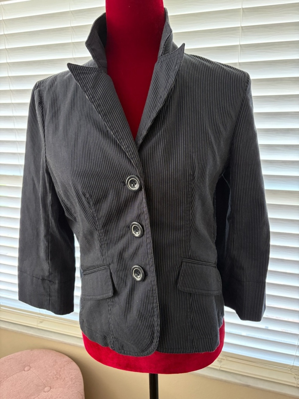 Josephine Chaus Women’s Pinstripe Blazer